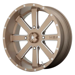 MSA Offroad Wheels – M34 FLASH – Bronze – 22″x7″ 0mm – Summer Wheels – M34-022756B